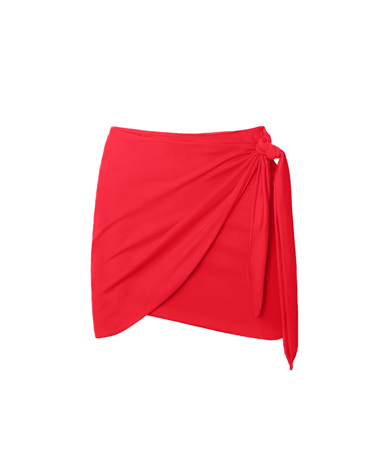 Mini Wrap Skirty - Red