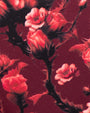 color swatch for Lushy Underwire Sculpting Shapewear Swimsuit - Cranberry Floral