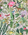 Fabric swatch of Sweetie Mesh Column Midi Shapewear Dress - Floral Ambrosia 