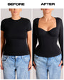 Sweetie Long Sleeve Top - Black