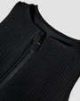 Close up of fabric on Brazilian Crewy - Contour Rib Black/Tawny