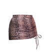 Outline image showing Skirty Waterproof & Sunproof Shapewear Mini Cover-Up - Ombre Snake