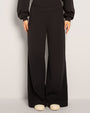 Cloudlined Wide Leg Pant - Soft Black