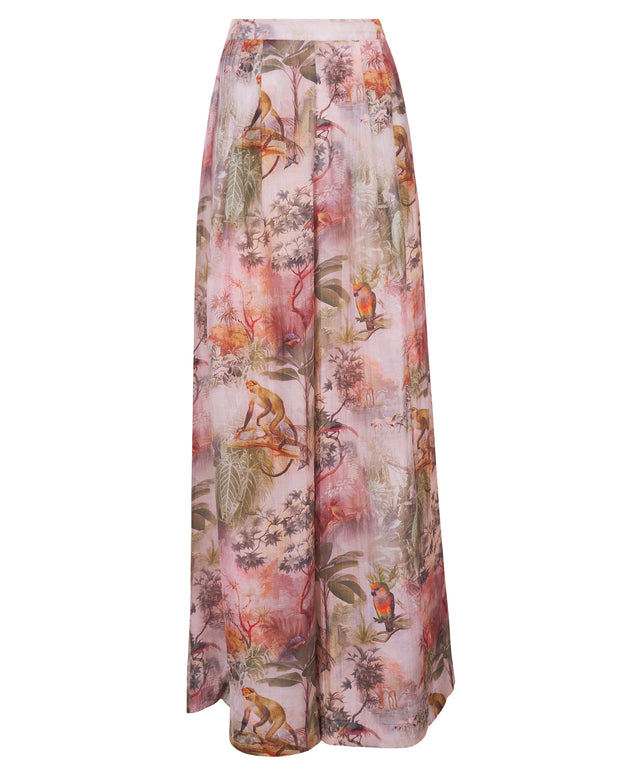 Outline image showing Flowy Pull On Wide Leg Pant - Cheeky Monkey