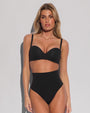 Hi Cut Kini Bottom - Black