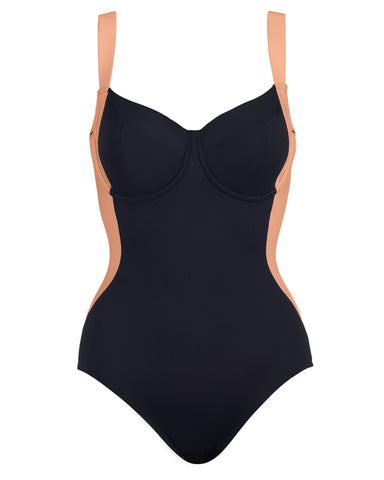 Close up shot of Lifty - Contour Black/Tawny front view