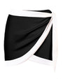 Outline image of Mini Wrap Skirty - Black White