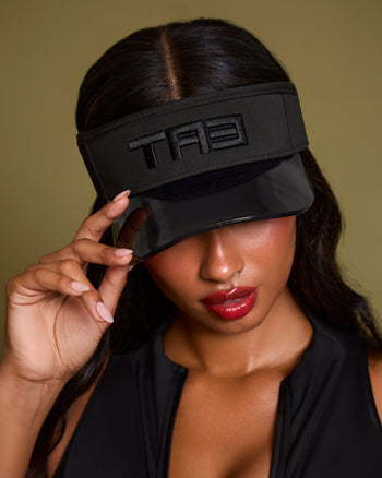Model wears TA3 Adjustable Visor UPF 35+ Protection - Black
