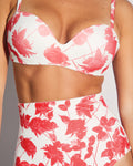 Wireless push up swim bra in Rosey, view 3