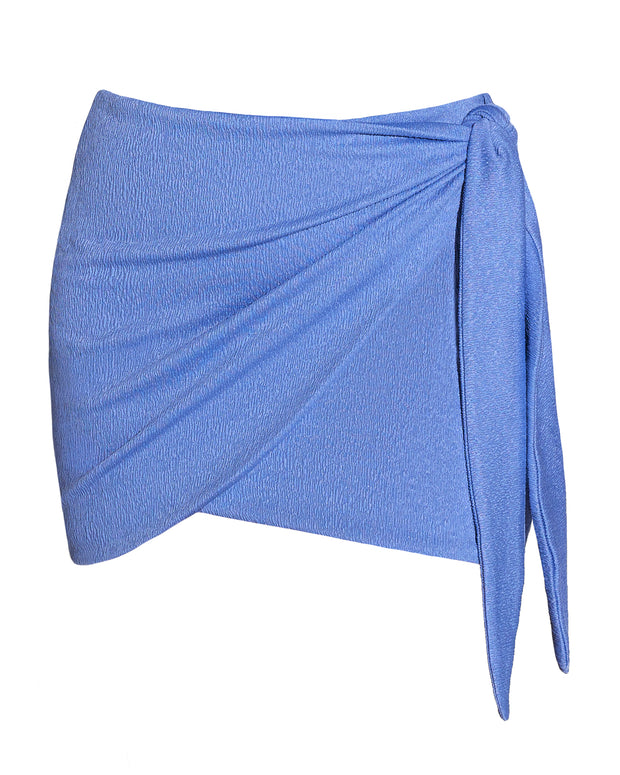Outline image of Mini Wrap Skirty - Crinkle Bluebell
