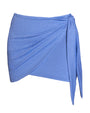 Outline image of Mini Wrap Skirty - Crinkle Bluebell