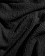 Fabric swatch of Brazilian Plungey Keyhole - Crinkle Black
