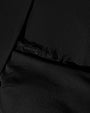Close up of lace detail on Shapey Ruched Long Sleeve Top - Black/Lace