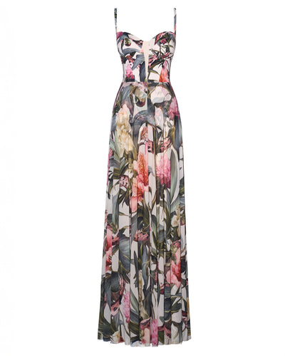 Outline image of Bombshell Maxi Dress - Daylight Peony 