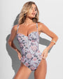 Model in Brazilian Bombshell - Blue Thorny Rose front view