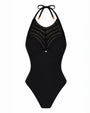 Outline image of Crochet Halter - Black