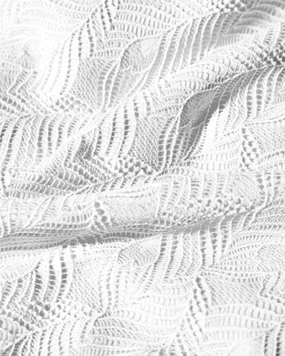Fabric swatch of Bombshell - Lace White