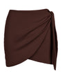 Outline image of Mini Wrap Skirty - Espresso
