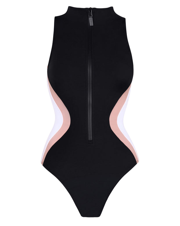 Outline of Sleeveless Surfy - Contour Black/Rose/White