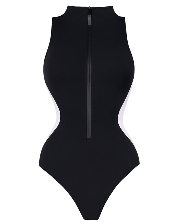 Outline image of Sleeveless Surfy - Contour Black/White