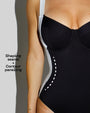 Detail graphic of Lifty - Contour Black/White highlighting contour seams 