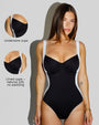 Detail graphic for Lifty - Contour Black/White highlighting underwire cups