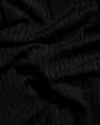 Fabric swatch of Brazilian Lifty - Contour Rib Black/Rose/White