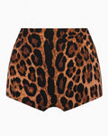 Outline image of Boy Shortie - Symmetric Leopard tummy control swim bottom