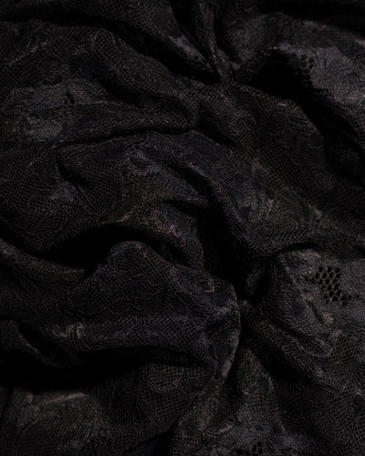 Fabric swatch of Bombshell Maxi Dress - Lace Black