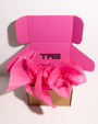 TA3 mystery box with pink tissue for Apparel Mystery Box - Two Items