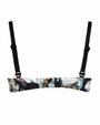 Outline image of Bombshell Bikini Top - Mystic Poppy back view