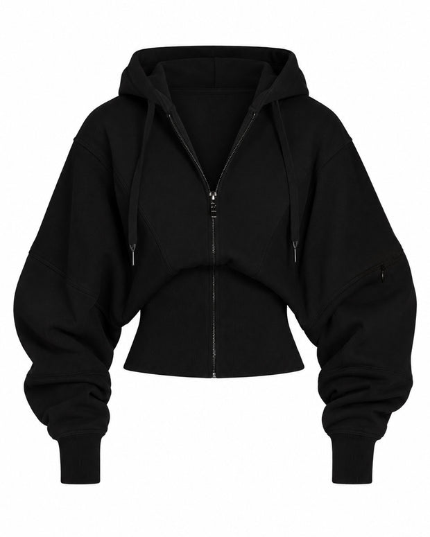 Outline image of Croissant Fleecey - Black
