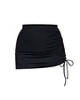 Outline image showing Skirty Waterproof & Sunproof Shapewear Mini Cover-Up - Black